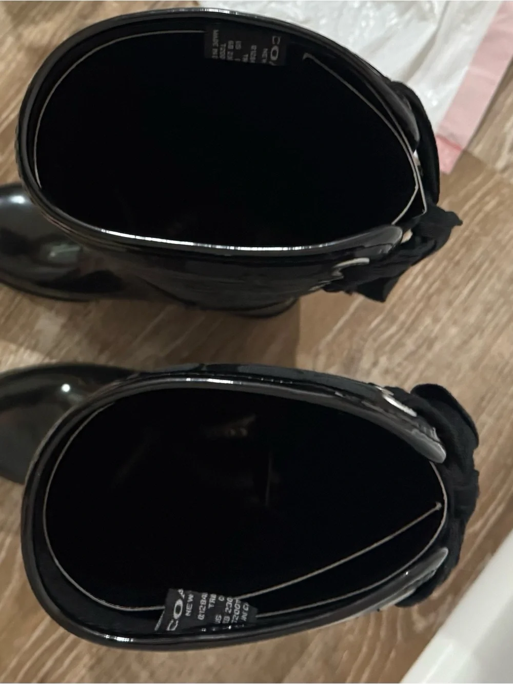 Coach Tristee Black Signature Rain Boots (New)